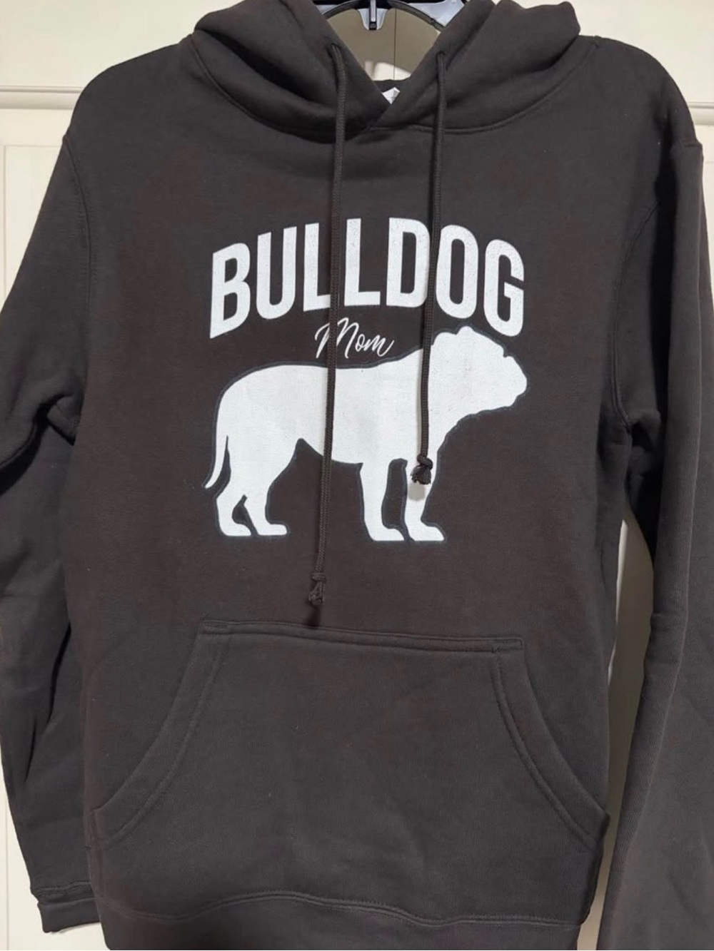 Bulldog Graphic Hoodie - Black